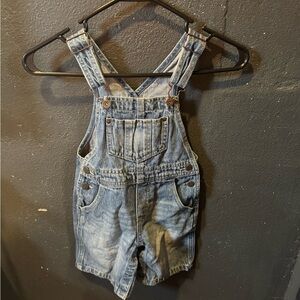 OshKosh B'gosh Blue Denim Overalls with Adjustable Straps